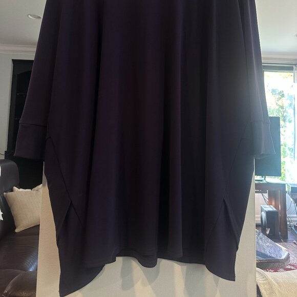 Deep purple Sympli Women's Top - Picture 4 of 5